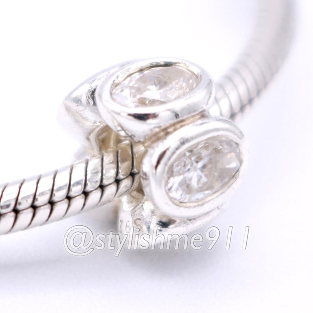 Authentic PANDORA Clear Oval Lights Charm - 790311CZ